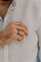 Anello Comete Uomo Tennis in Argento Zirconia UAN124M - UAN124M